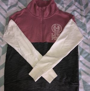 -Sold-Pink Quarter-Zip jacket